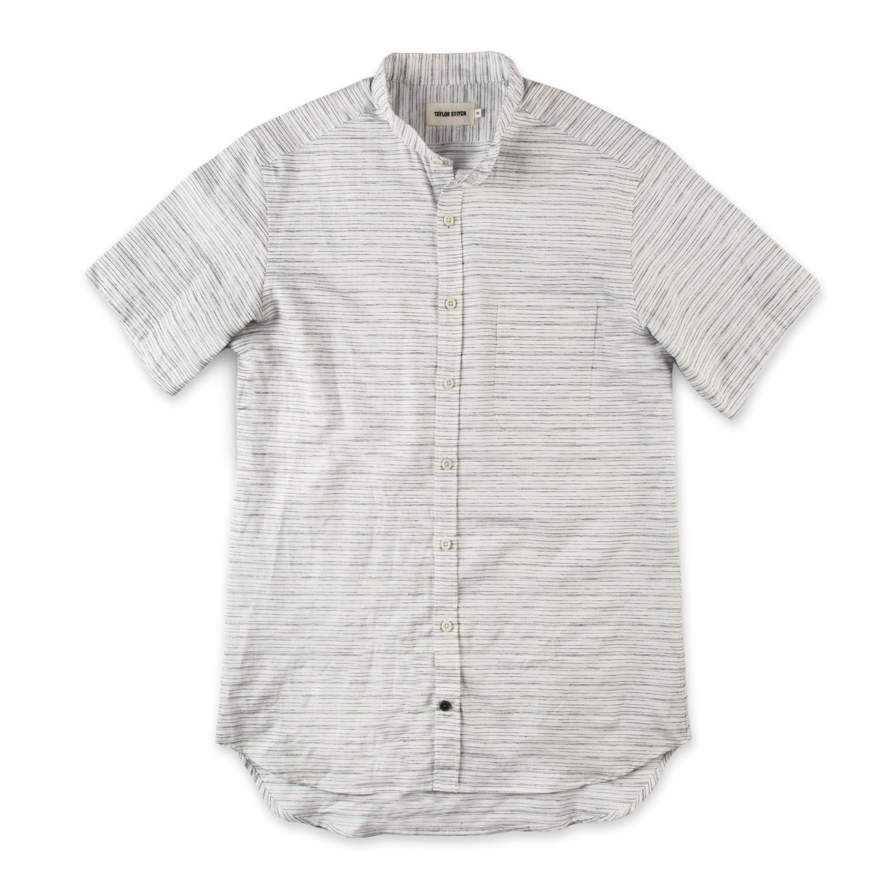 The Bandit in White & Navy Slub Stripe: Alternate Image 6, Wovens by Taylor Stitch