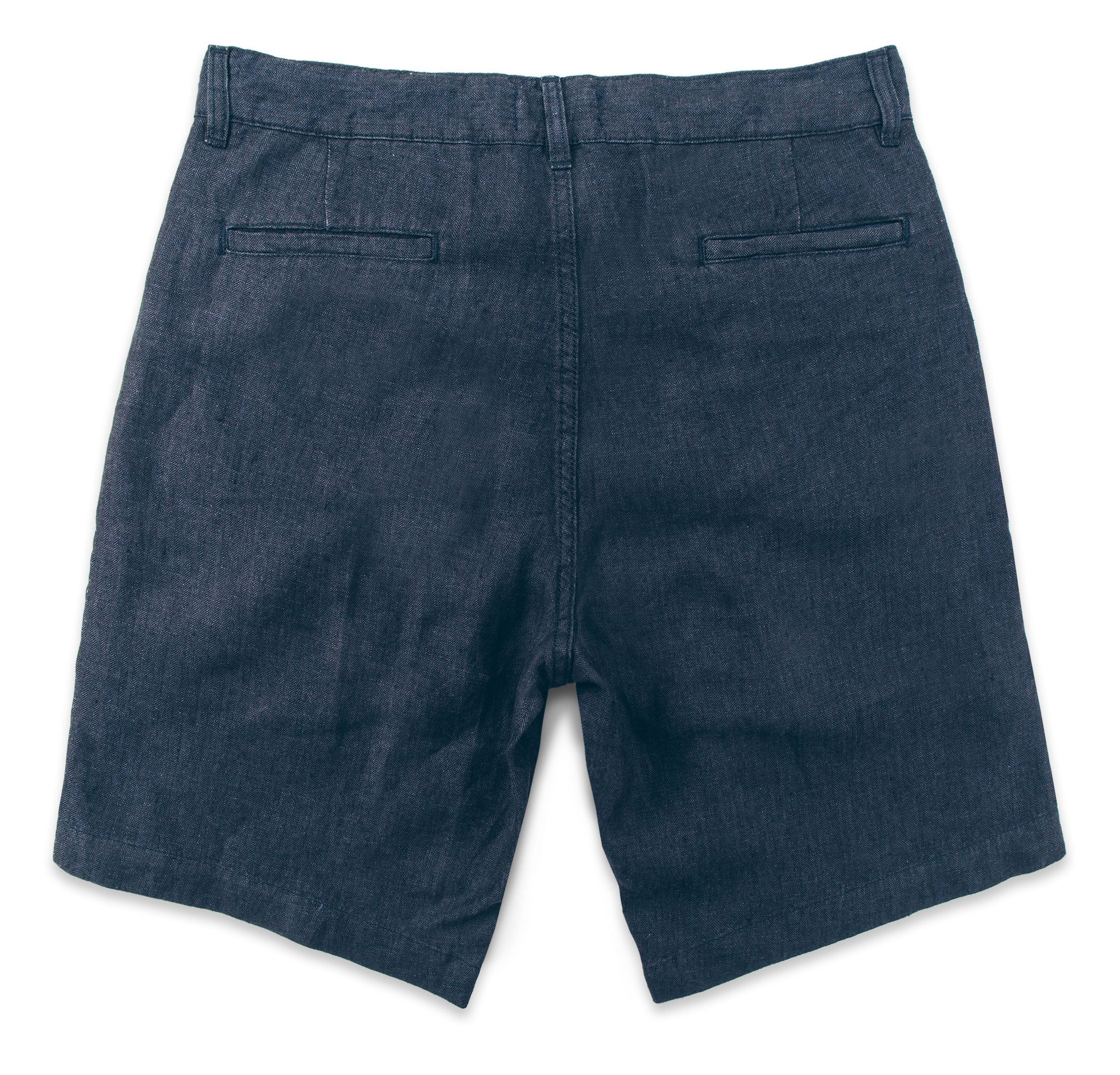 The Maritime Short in Navy Linen Herringbone: Alternate Image 5, Shorts by Taylor Stitch
