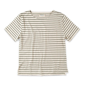 The Sausalito Tee in Forest Stripe Mercerized Merino: Featured Image