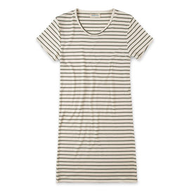 The Sausalito Dress in Forest Stripe Mercerized Merino: Featured Image