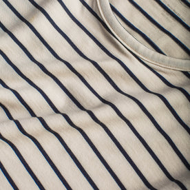 The Sausalito Dress in Navy Stripe Mercerized Merino: Alternate Image 2