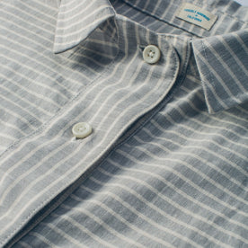 The Reese Popover in Grey Striped Chambray: Alternate Image 5