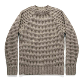 The Fisherman Sweater in Natural Waffle: Featured Image