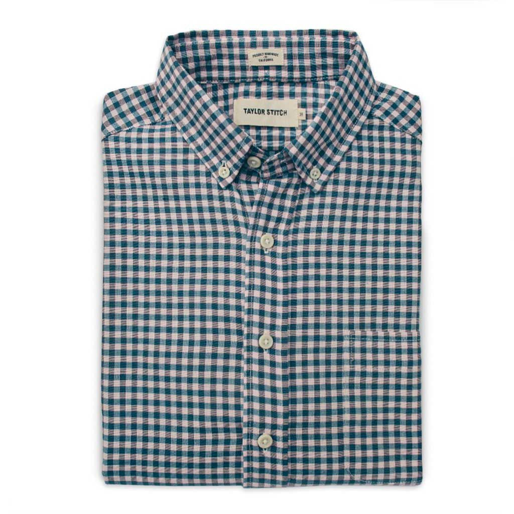 The Jack in Pale Pink Gingham Oxford: Featured Image, Wovens by Taylor Stitch