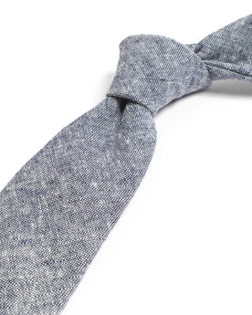 Navy Linen Chambray Tie: Alternate Image 1, Accessories by Taylor Stitch