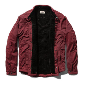 The Albion Jacket in Burgundy: Alternate Image 9