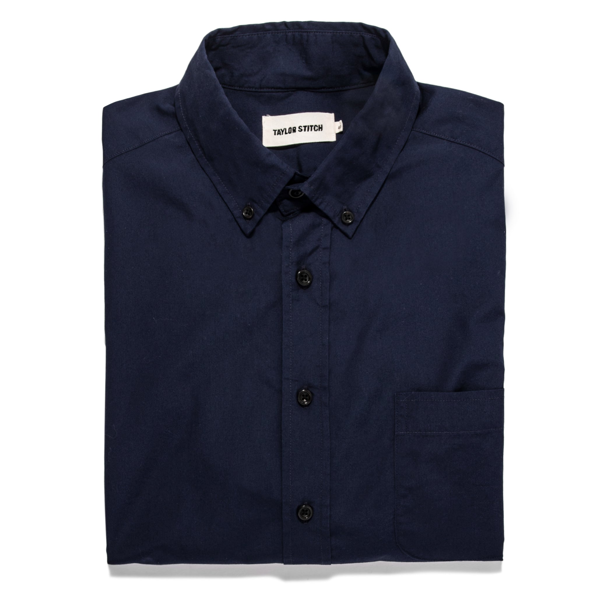 The Jack in Washed Navy Poplin: Featured Image, Wovens by Taylor Stitch