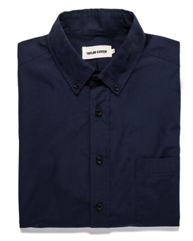 The Jack in Washed Navy Poplin: Featured Image, Wovens by Taylor Stitch