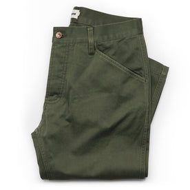 The Camp Pant in Olive Reverse Sateen: Featured Image