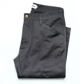 The Camp Pant in Charcoal Reverse Sateen: Featured Image