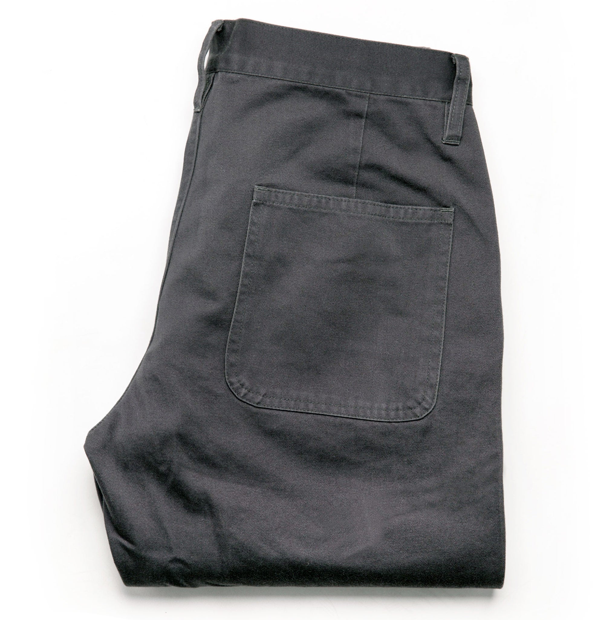 The Camp Pant in Charcoal Reverse Sateen: Alternate Image 9, Bottoms by Taylor Stitch
