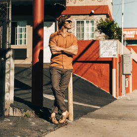 The Apres Pant in Walnut Double Cloth - featured image