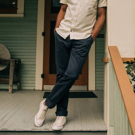 The Democratic Foundation Pant in Organic Dark Navy - featured image
