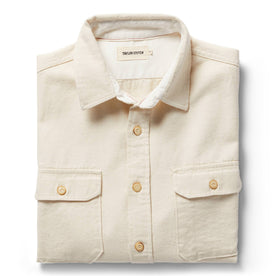 flatlay of The Division Shirt in Natural Selvage