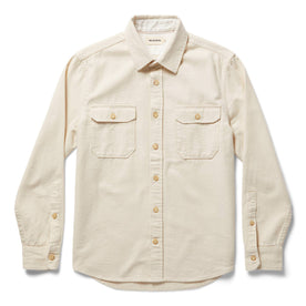 flatlay of The Division Shirt in Natural Selvage, shown in full