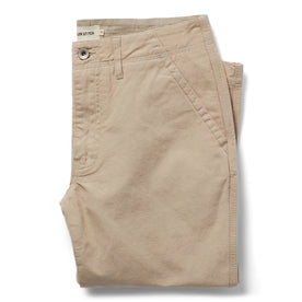 flatlay of The Morse Pant in Sand Slub