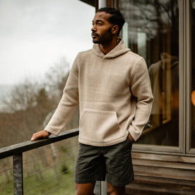 The Nomad Hoodie in Flax Twill - featured image