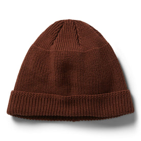 The Rib Beanie in Russet - featured image