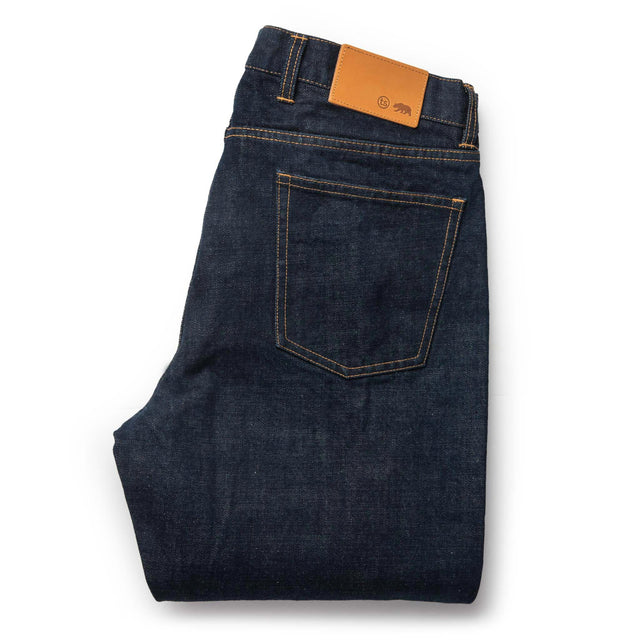 The Slim Jean in Rinsed Organic Selvage | Taylor Stitch