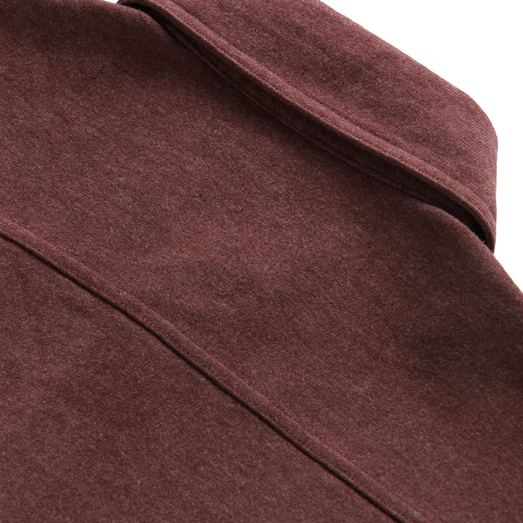 material shot of back yoke of The Utility Shirt in Russet Heavy Bag, Wovens by Taylor Stitch