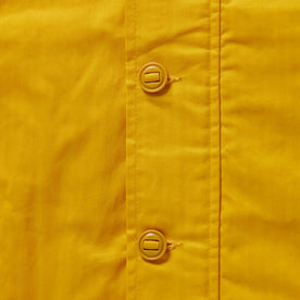 material shot of front placket and buttons of The Watts Jacket in Canary