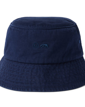 front image of The Bucket Hat in Washed Navy Twill, Accessories by Taylor Stitch