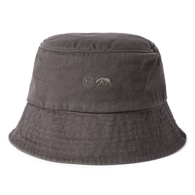 material shot of the front of The Bucket Hat in Washed Taupe Twill