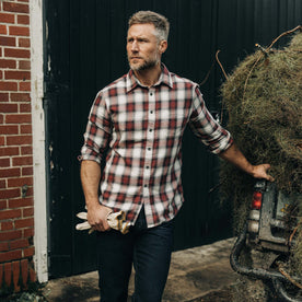 The California in Brick Plaid Ombre Twill - featured image