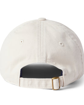 material shot of the back strap on The Everyday Cap in Washed Stone Twill, Accessories by Taylor Stitch
