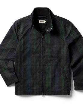 flatlay of The Flint Jacket in Blackwatch Dry Wax, Outerwear by Taylor Stitch