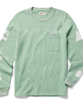 flatlay of The Heavy Bag Long Sleeve in Party Wave, Knits by Taylor Stitch