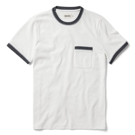The Heavy Bag Ringer Tee in Natural and Navy - featured image