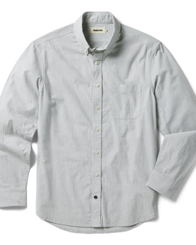 flatlay of The Jack in Rainwater Micro Seersucker, Wovens by Taylor Stitch