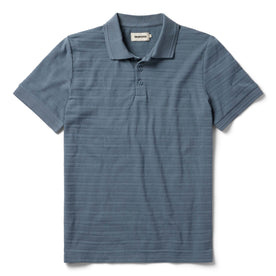 The Jacquard Polo in Storm - featured image