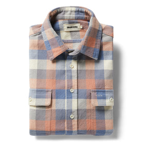 flatlay of The Ledge Shirt in Dusk Check