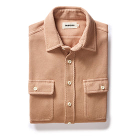flatlay of The Ledge Shirt in Dusty Coral Twill