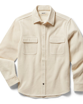 full flatlay of The Ledge Shirt in Natural Twill, Wovens by Taylor Stitch