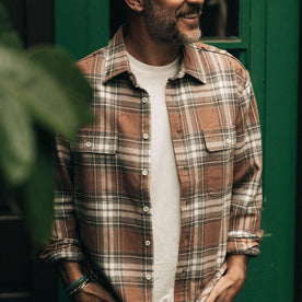 The Ledge Shirt in Sun Baked Brick Plaid - featured image