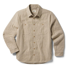 The Lined Utility Shirt in Oat Donegal - featured image