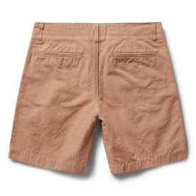 flatlay of The Morse Short in Dried Acorn Slub, shown from the back