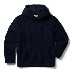 The Nomad Hoodie in Navy Sherpa - featured image