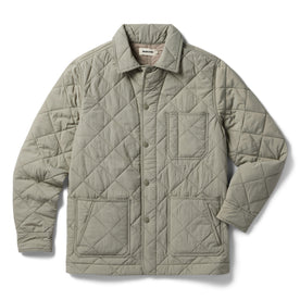 flatlay of The Ojai Jacket in Sagebrush Diamond Quilt