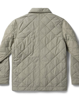 flatlay of the back of The Ojai Jacket in Sagebrush Diamond Quilt, Outerwear by Taylor Stitch