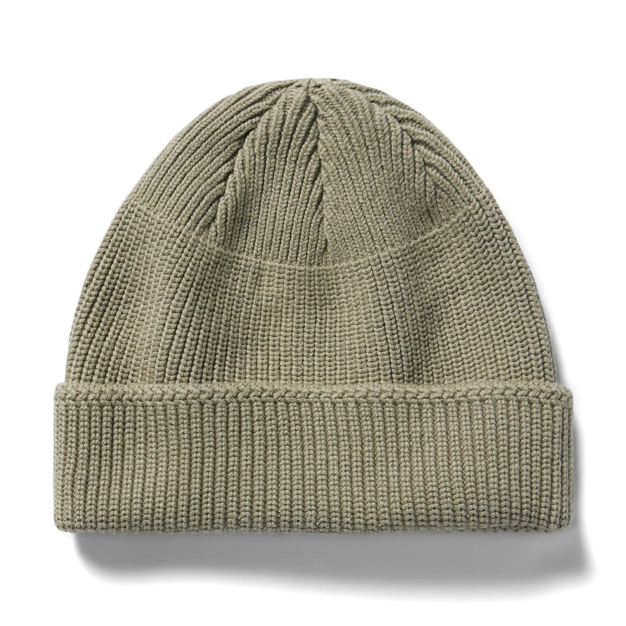 flatlay of The Rib Beanie in Sagebrush, Accessories by Taylor Stitch