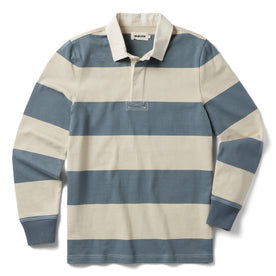 The Rugby Shirt in Storm Stripe - featured image