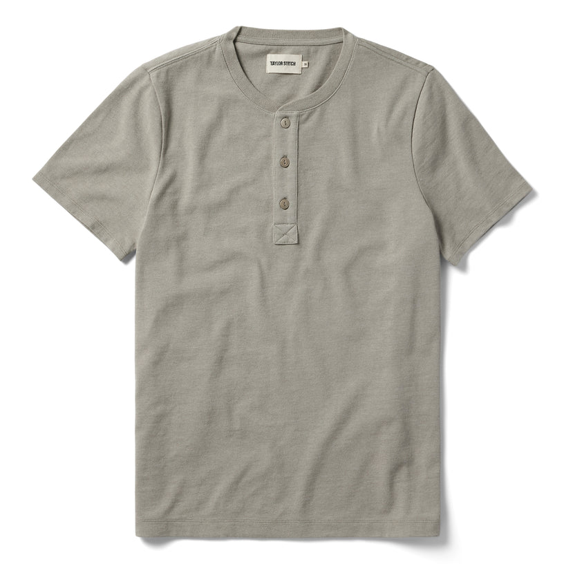 Men's Short Sleeve Heavy Bag Henley T-Shirts | Taylor Stitch