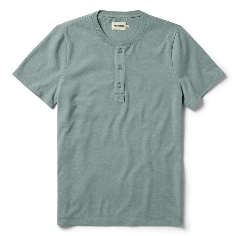 Men's Short Sleeve Heavy Bag Henley T-Shirts | Taylor Stitch