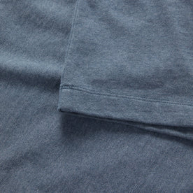 material shot of the sleeve on The Short Sleeve Heavy Bag Henley in Storm