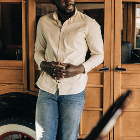 The Slim Jean in Fletcher Wash Organic Selvage - featured image