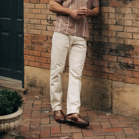 The Slim Jean in Natural Organic Selvage - featured image